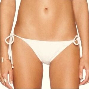 Eberjey So Solid Sadie Bikini Bottoms - Size‎ M - Ecru - NWT